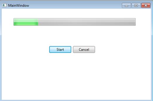 /Progress bar in WPF with Anonymous delegates